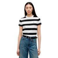 тениска,мъжки,тениски,дамски,тениски,tommy,jeans,dw0dw23801,short,sleeve,t,shirt,white,black,(black,stripe)