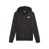 блуза,дамски,блузи,puma,ess,tape,fl,full,zip,sweatshirt,refurbished,black,(black)