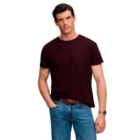 тениска,мъжки,тениски,дамски,тениски,superdry,cotton,classic,linen,pocket,short,sleeve,t,shirt,brown,(cherry,burgundy)