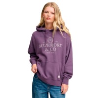 суичър,дамски,блузи,superdry,luxe,casual,relaxed,hoodie,purple,(vintage,smoke,purple)