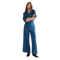 гащеризон,дамски,гащеризони,wrangler,canyon,relaxed,fit,long,sleeve,jumpsuit,blue,(denim,lagoon)