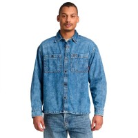 риза,с,дълъг,ръкав,дамски,ризи,мъжки,ризи,timberland,windham,denim,pocket,long,sleeve,shirt,blue,(harbour,blue,wash)