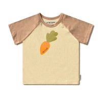 тениска,мъжки,тениски,дамски,тениски,oli&carol,cathy,the,carrot,short,sleeve,t,shirt,beige,(multicolor)