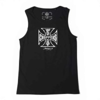 тениска,мъжки,тениски,дамски,тениски,west,coast,choppers,worn,cross,sleeveless,t,shirt,black,(black)