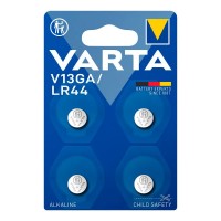 батерии,varta,lr44,v13ga,1.5v,button,battery,4,units,clear,(silver)