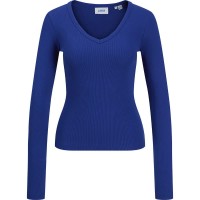 тениска,мъжки,тениски,дамски,тениски,jack,&,jones,freya,straight,fit,jjxx,long,sleeve,v,neck,t,shirt,blue,(surf,the,web)