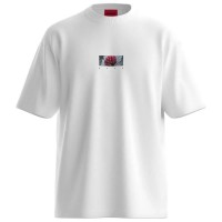 тениска,мъжки,тениски,дамски,тениски,hugo,dakhil,10284356,red,short,sleeve,t,shirt,white,(white)