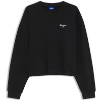 блуза,дамски,блузи,hugo,damaswee,10283345,blue,sweatshirt,black,(black)