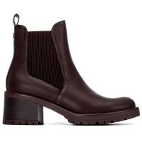дамски,боти,мъжки,боти,xti,14608602,heel,booties,brown,(brown)