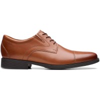 обувки,мъжки,обувки,clarks,shoes,whiddon,cap,shoes,brown,(dark,tan,leather)