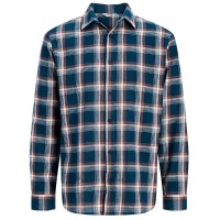 карирана,риза,дамски,ризи,мъжки,ризи,jj,rebel,lane,long,sleeve,shirt,blue,(navy,blazer,checks,white,argan,oil)