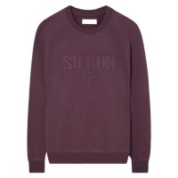 блуза,мъжки,пуловери,silbon,raglan,patch,sweatshirt,purple,(burgundy)