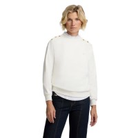 блуза,дамски,блузи,silbon,ruffle,collar,buttons,sweatshirt,white,(ecru)