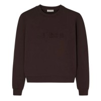 блуза,дамски,блузи,silbon,sweatshirt,brown,(brown)