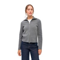 блуза,мъжки,пуловери,дамски,пуловери,vila,reynard,full,zip,sweater,grey,(medium,grey,melange)