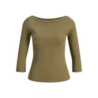тениска,мъжки,тениски,дамски,тениски,jjxx,fifi,str,3,4,sleeve,t,shirt,green,(burnt,olive)
