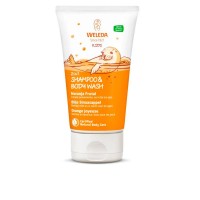 хигиена,коса,weleda,kids,fruity,orange,150ml,shampoo,clear
