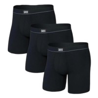 боксерки,мъжко,бельо,saxx,underwear,essential,boxers,3,units,refurbished,black,(black)