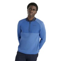 яке,мъжки,якета,дамски,якета,и,палта,calvin,klein,golf,greenside,1,2,zip,hybrid,bomber,jacket,blue,(blue,hibiscus)