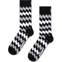 чорапи,мъжки,чорапи,дамски,чорапи,happy,socks,zig,zag,crew,socks,black,(black)