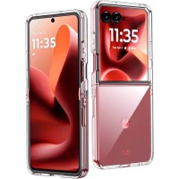 други,аксесоари,crococase,reinforced,motorola,razr,70,ultra,phone,case,clear,(transparent)