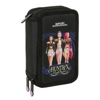 ученически,принадлежности,safta,k,pop,demon,hunters,sound,triple,pencil,case,37,pieces,black,(multicolor)