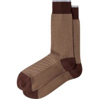чорапи,мъжки,чорапи,дамски,чорапи,hackett,herringbone,socks,brown,(ebony,brown)