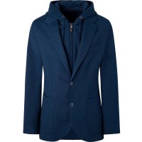 яке,мъжки,якета,дамски,якета,и,палта,hackett,melange,knit,w,hood,jacket,blue,(denim,blue)