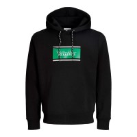 суичър,мъжки,пуловери,jack,&,jones,buster,hoodie,black,(black)