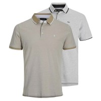 дамски,блузи,с,яка,мъжки,блузи,с,яка,jack,&,jones,paulos,short,sleeve,polo,2,units,refurbished,grey,(crockery,pack,w,lgm)