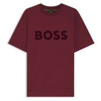 тениска,мъжки,тениски,дамски,тениски,boss,cord,logo,10279542,green,short,sleeve,t,shirt,purple,(dark,pink)