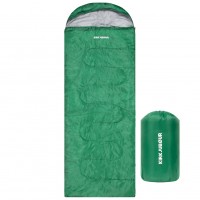 kirkjubØur®,søvn,outdoor,sleeping,bag,220,x,75,cm,15,°c,green
