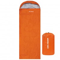 kirkjubØur®,søvn,outdoor,sleeping,bag,220,x,75,cm,15,°c,orange