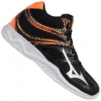 мъжки,обувки,mizuno,thunder,blade,2,black,orange,men,indoor,shoes