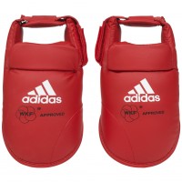 всичкото,фитнес,оборудване,adidas,wfk,martial,arts,foot,protection,red