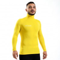мъжки,облекла,за,бягане,givova,baselayer,corpus,3,high,neck,sports,top,yellow