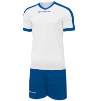 всички,футболни,облекла,givova,kit,revolution,football,jersey,with,shorts,white,blue