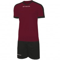 всички,футболни,облекла,givova,kit,revolution,football,jersey,with,shorts,black,red