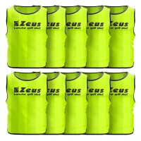 тренировъчни,помагала,zeus,pack,of,10,training,bib,neon,yellow