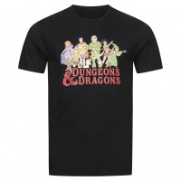мъжка,тениска,dungeons,&,dragons,line,up,men,t,shirt