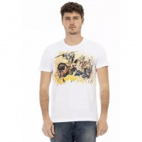 тениска,мъжки,тениски,trussardi,action,men,history,t,shirt,white