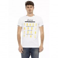 тениска,мъжки,тениски,trussardi,action,men,t,shirt,white