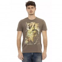 тениска,мъжки,тениски,trussardi,action,men,t,shirt,brown
