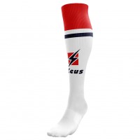 чорапи,футболни,чорапи,zeus,calza,united,football,socks,white,red