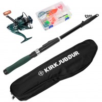 kirkjubØur,®,agnatha,telescopic,fishing,rod,set,2.70,m