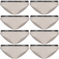 дамски,бикини,дамско,бельо,mont,emilian,grenoble,women,briefs,pack,of,8,beige