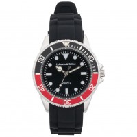 lobstein,&,söhne®,konstantin,clock,black,red