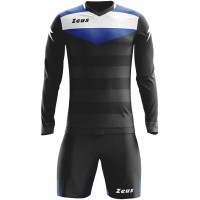 вратарски,ръкавици,и,облекло,всички,футболни,облекла,zeus,argo,goalkeeper,kit,long,sleeved,jersey,with,shorts,black,royal