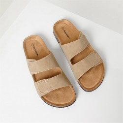 сандали,мъжки,сандали,threadbare,faux,suede,two,strap,sandals,beige