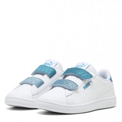разпродажба,puma,детски,маратонки,puma,smash,3.0,childrens,white,blue